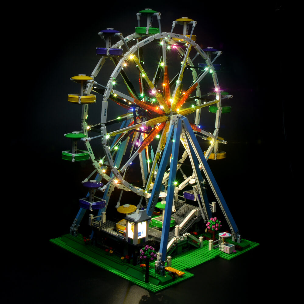 Briksmax Light Kit For Creator City Street Ferris Wheel Model 10247