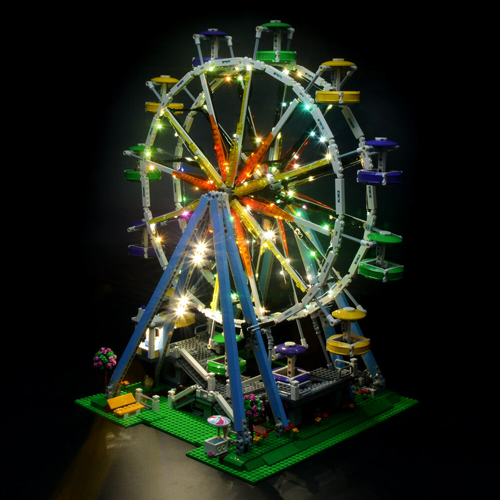 Briksmax Light Kit For Creator City Street Ferris Wheel Model 10247