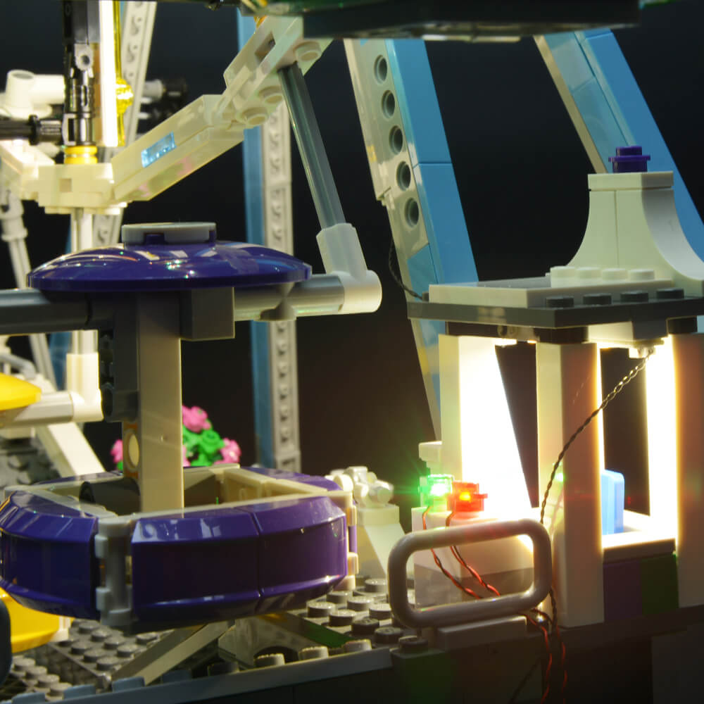 Briksmax Light Kit For Creator City Street Ferris Wheel Model 10247