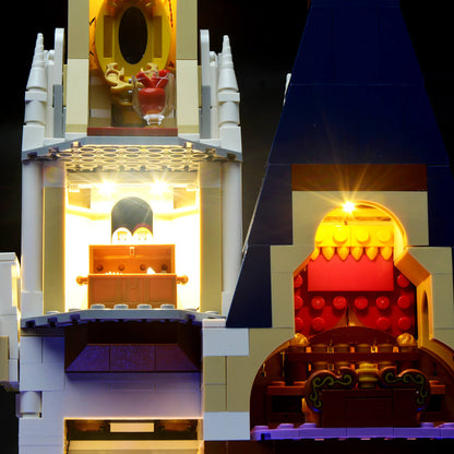 Briksmax Light Kit For Cinderella Princess Castle 71040