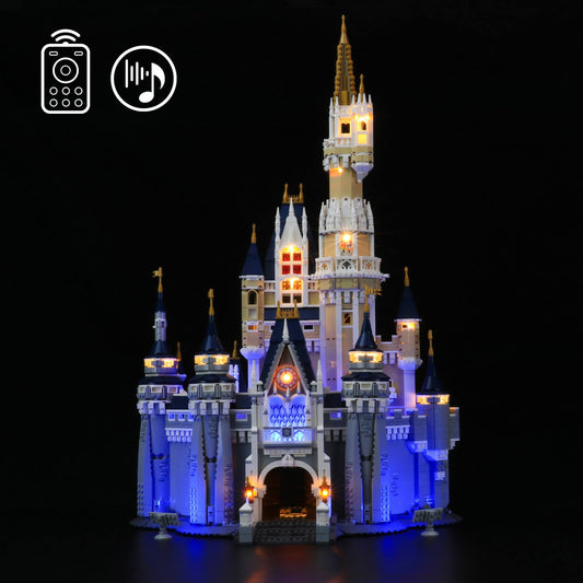 Light Kit For The Disney Castle 71040 (With Remote)