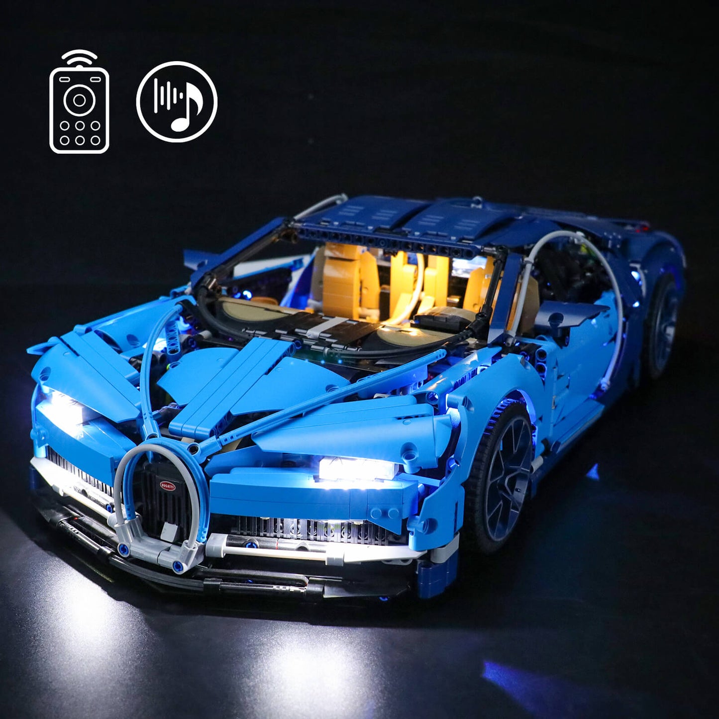 Light Kit For Bugatti Chiron 42083 (With Remote)