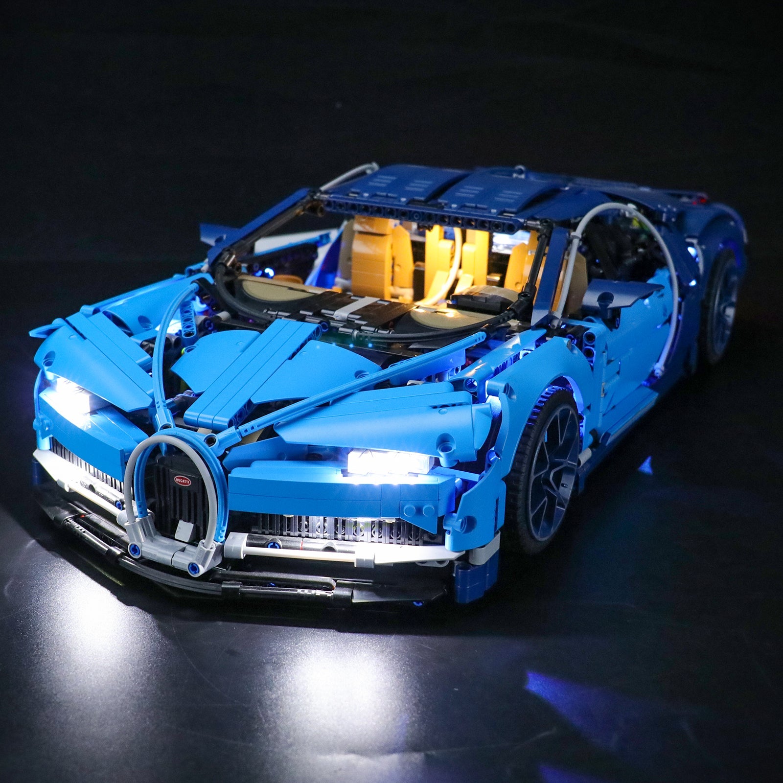 Bugatti Chiron lego body lights