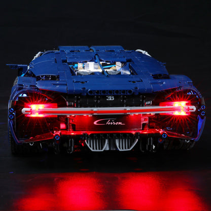 Bugatti Chiron lego red rear lights