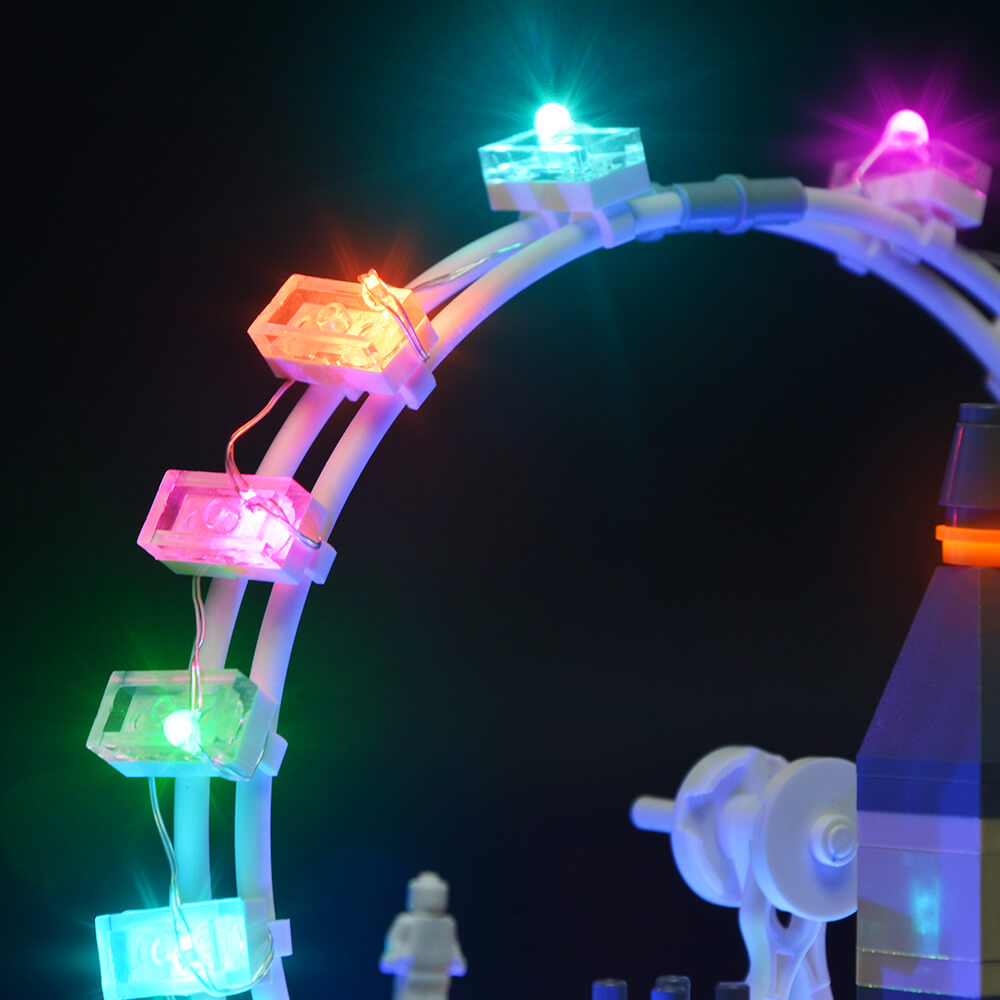 LIGHTAILING Light Set for (Architecture Las Vegas) Building Blocks Model - LED Light Kit Compatible with Lego 21047(NOT Included The Model)