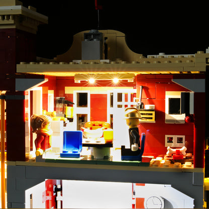 Briksmax Light Kit For Winter Village Fire Station 10263