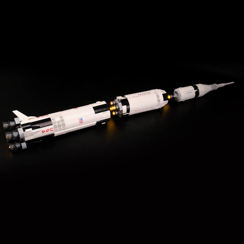 Briksmax Light Kit For NASA Apollo Saturn V 21309