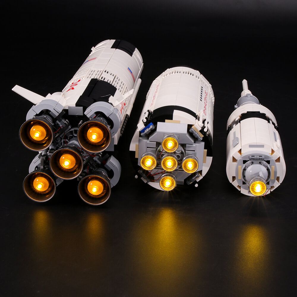 Briksmax Light Kit For NASA Apollo Saturn V 21309