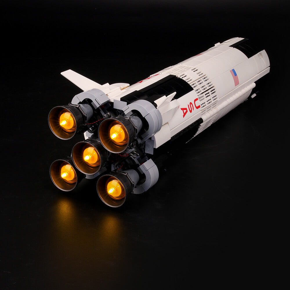 Briksmax Light Kit For NASA Apollo Saturn V 21309