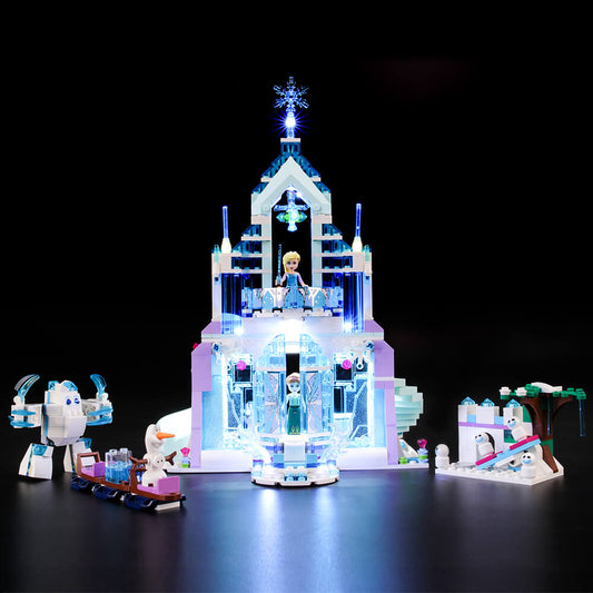Briksmax Light Kit For Frozen Elsa's Magical Ice Palace 41148
