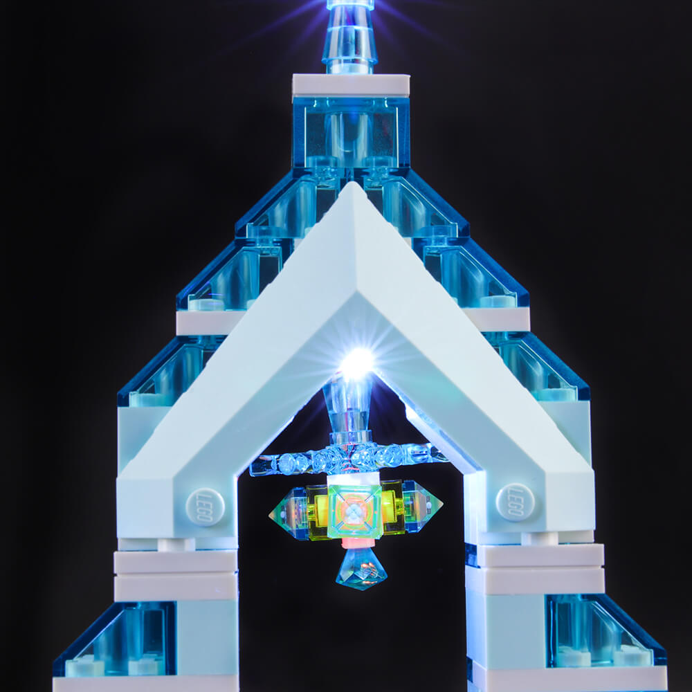 Briksmax Light Kit For Frozen Elsa's Magical Ice Palace 41148