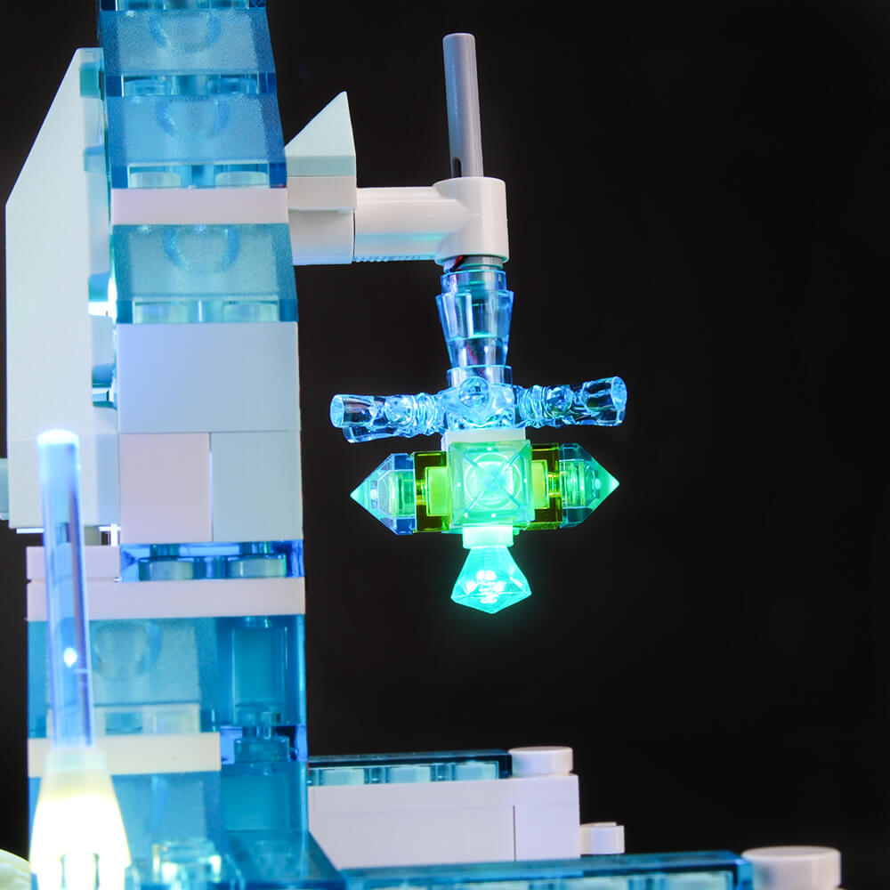 Briksmax Light Kit For Frozen Elsa's Magical Ice Palace 41148