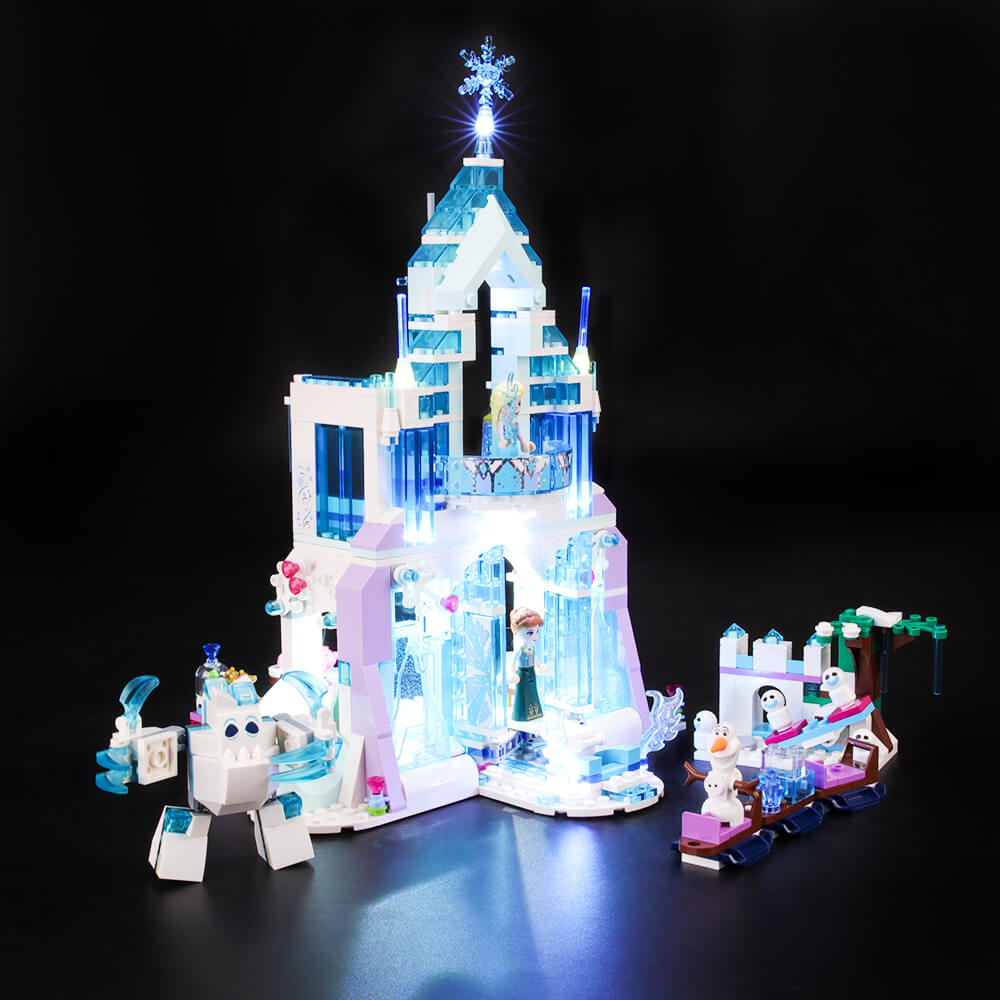 Briksmax Light Kit For Frozen Elsa's Magical Ice Palace 41148