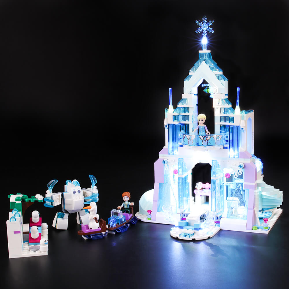 Briksmax Light Kit For Frozen Elsa's Magical Ice Palace 41148