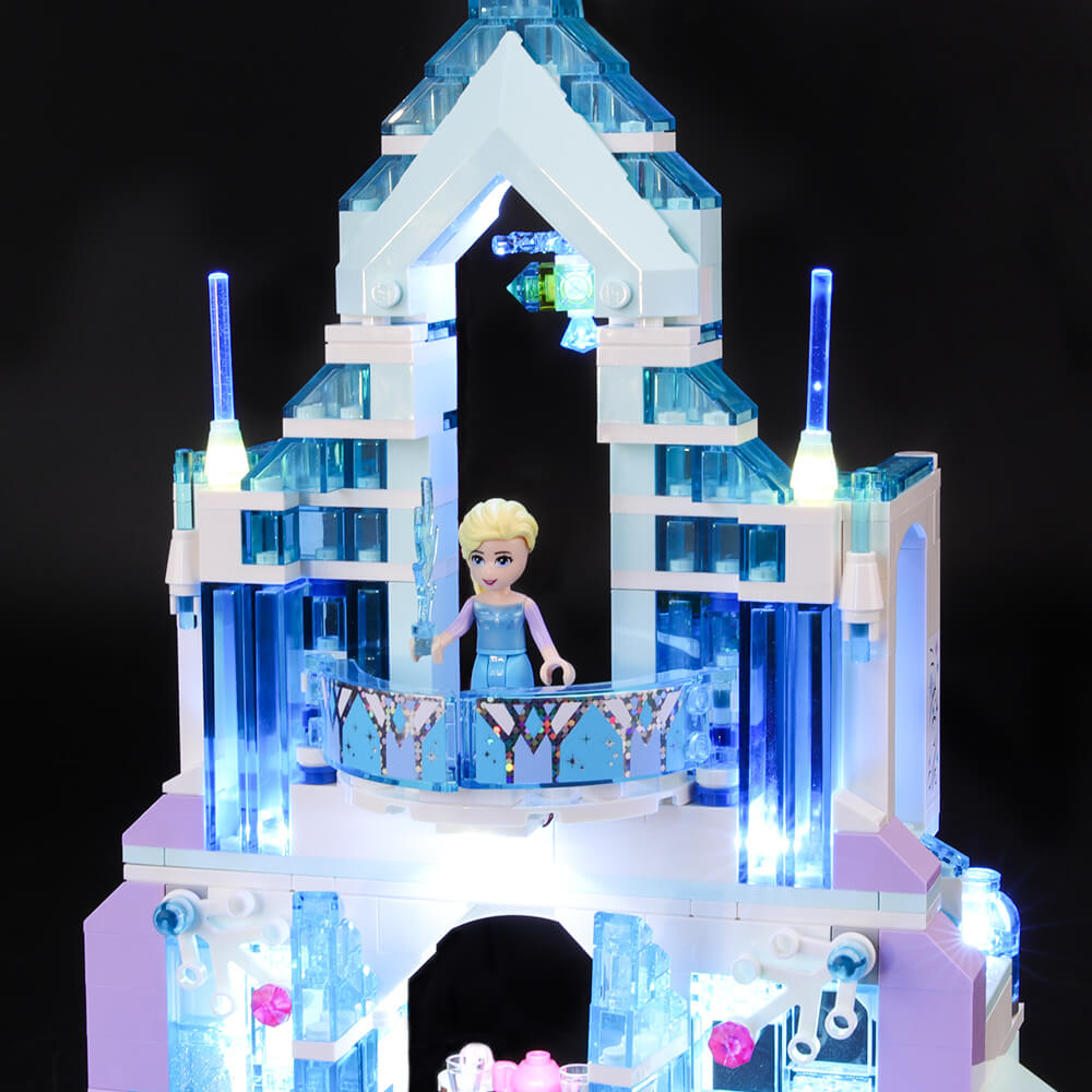 Briksmax Light Kit For Frozen Elsa's Magical Ice Palace 41148