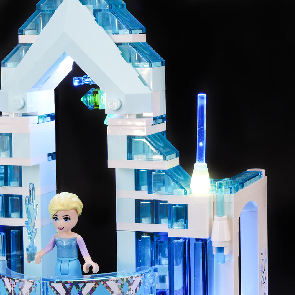 Briksmax Light Kit For Frozen Elsa's Magical Ice Palace 41148
