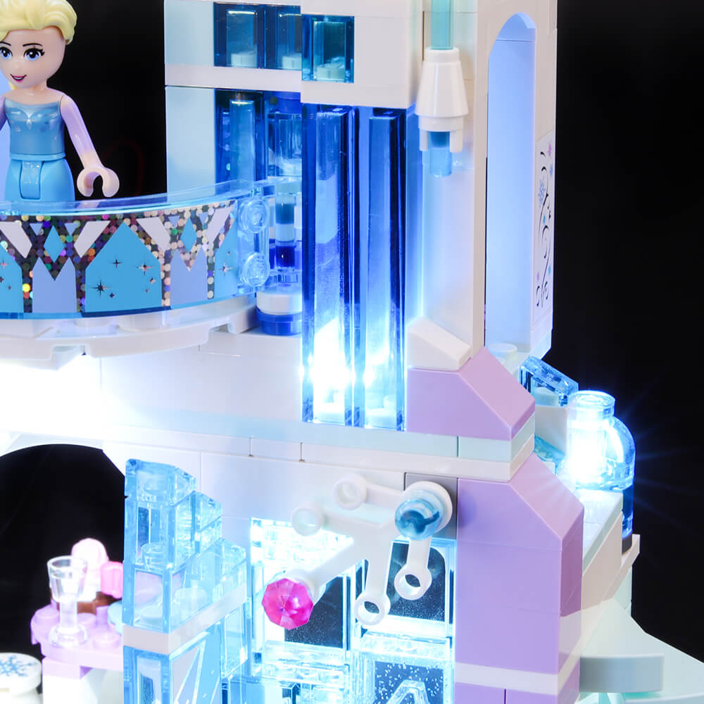 Briksmax Light Kit For Frozen Elsa's Magical Ice Palace 41148