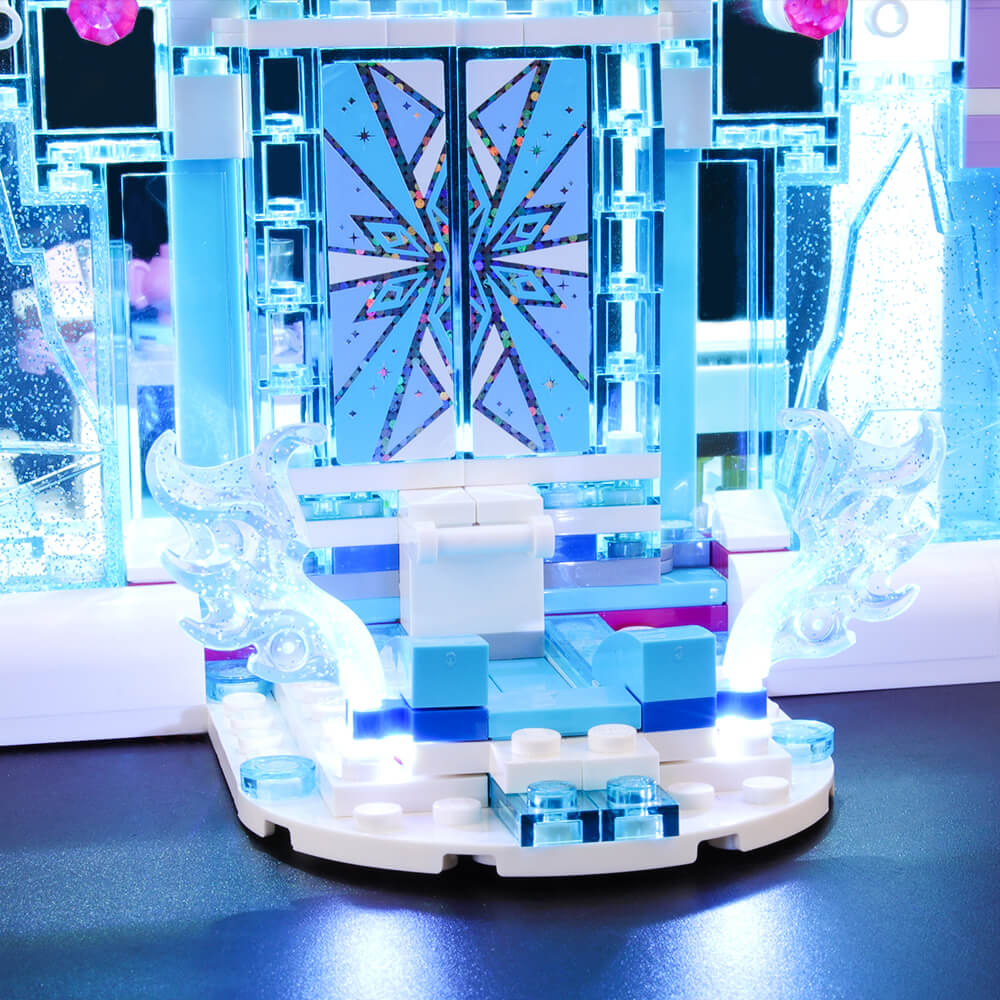 Briksmax Light Kit For Frozen Elsa's Magical Ice Palace 41148