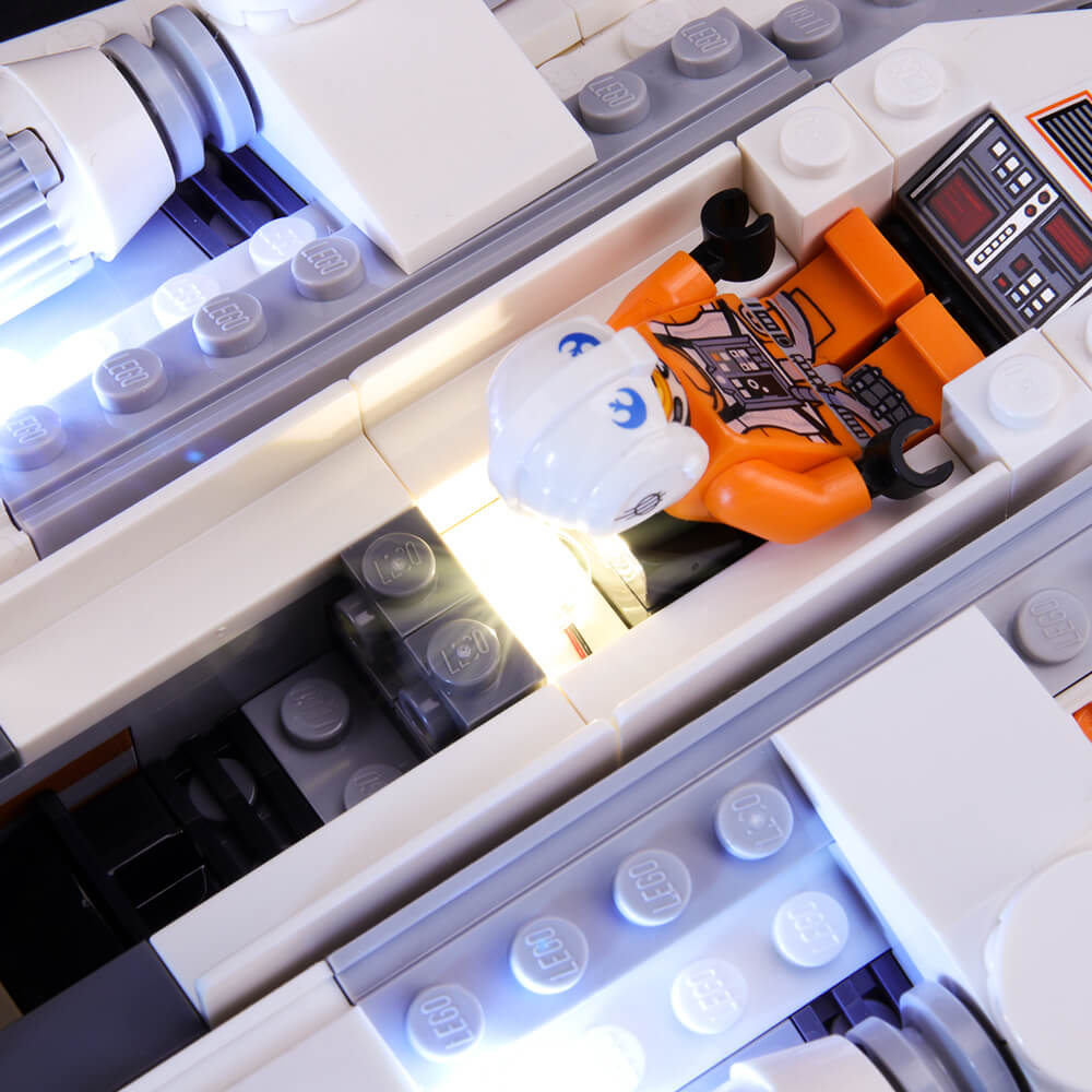 lighted Lego Snowspeeder 