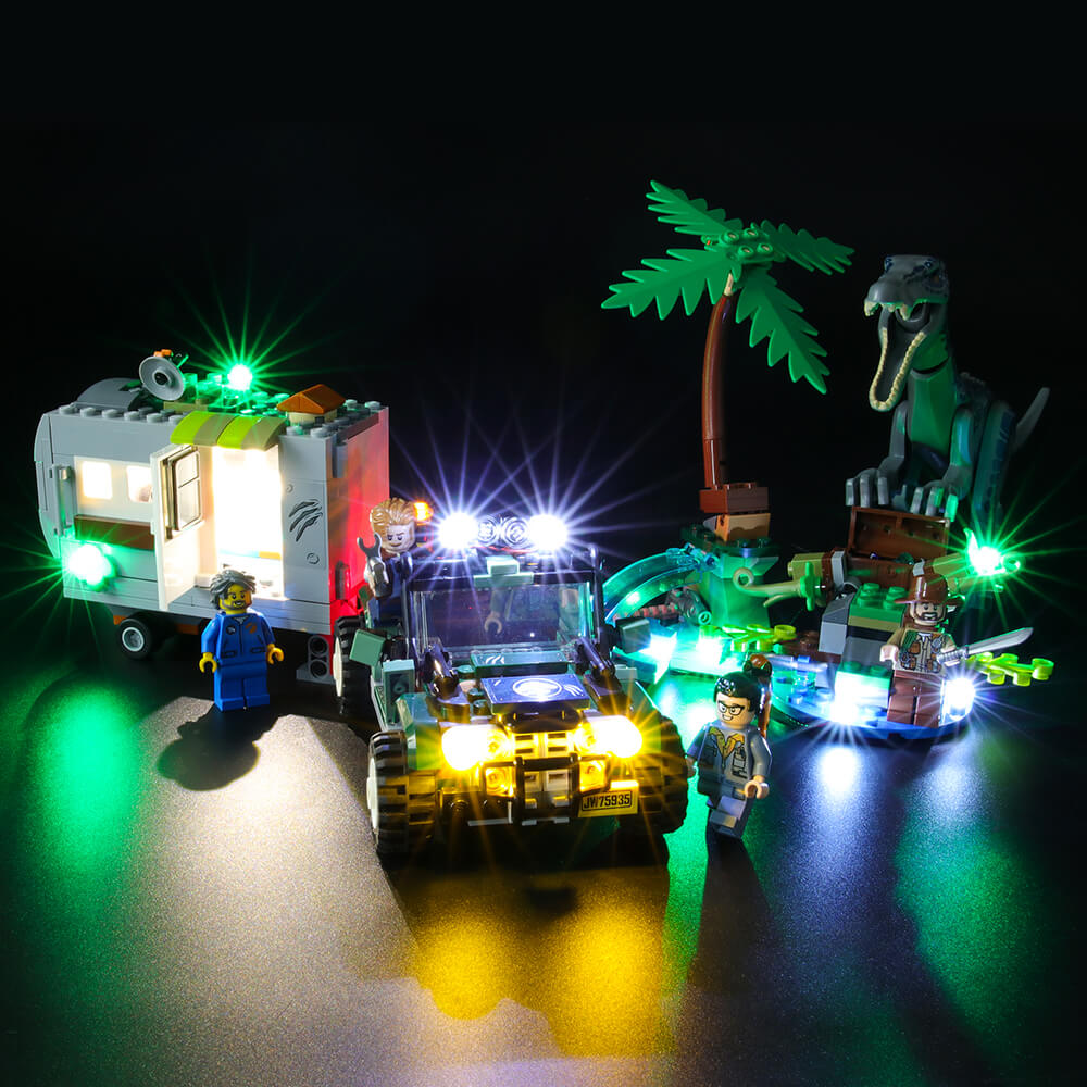 Lego Light Kit For Baryonyx Face-Off: The Treasure Hunt 75935  BriksMax