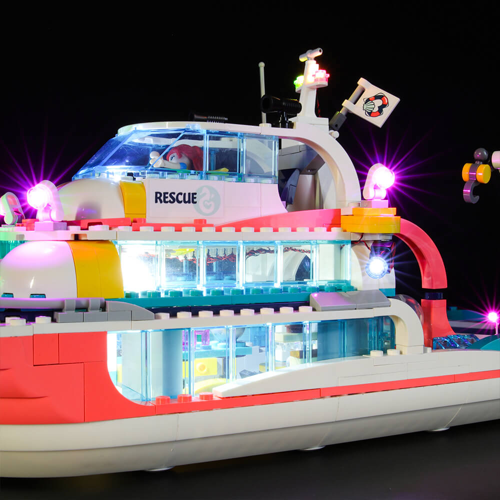 Lego Light Kit For Rescue Mission Boat 41381  BriksMax