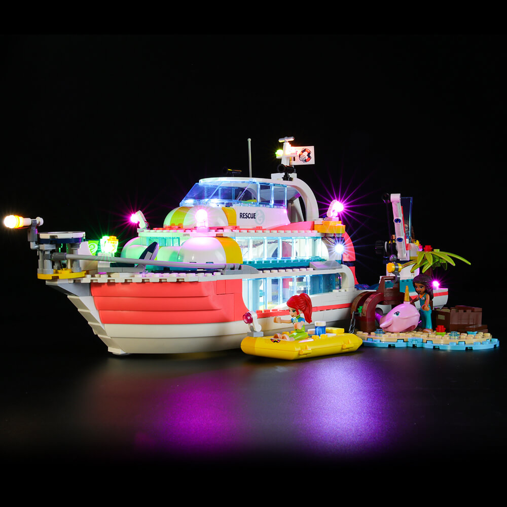 Lego Light Kit For Rescue Mission Boat 41381  BriksMax