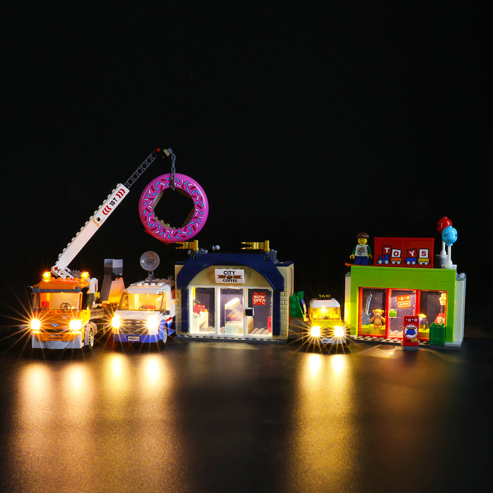 Lego Light Kit For Donut Shop Opening 60233  BriksMax