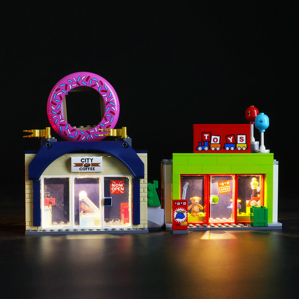 Lego Light Kit For Donut Shop Opening 60233  BriksMax