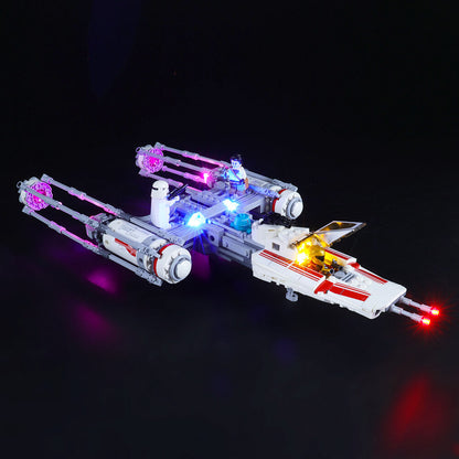 add lights to Lego Resistance Y-Wing Starfighter 75249