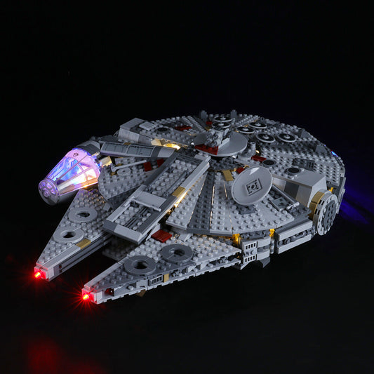 light up lego star wars millennium falcon