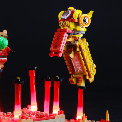 Lego Light Kit For Lion Dance 80104  BriksMax