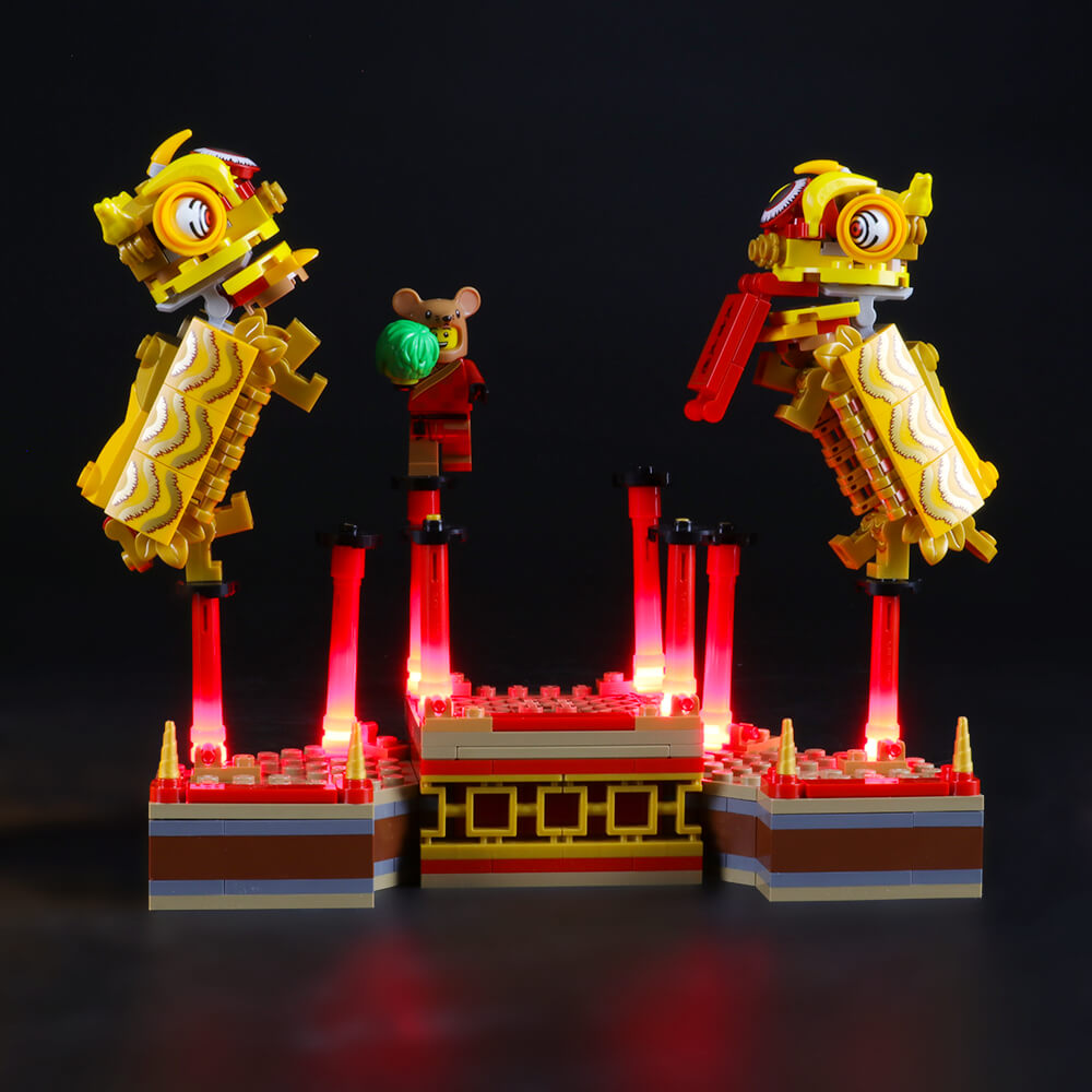 Lego Light Kit For Lion Dance 80104  BriksMax