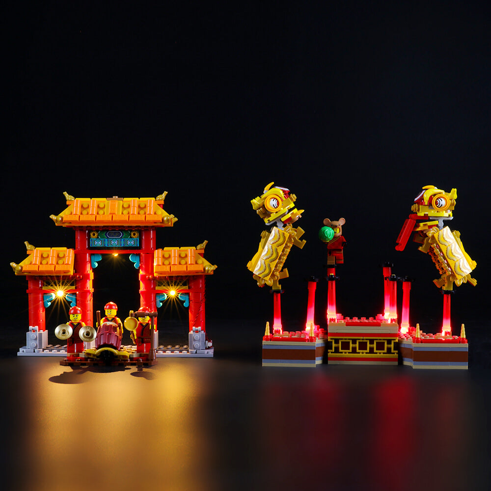 Lego Light Kit For Lion Dance 80104  BriksMax