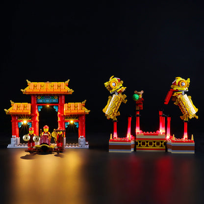 Lego Light Kit For Lion Dance 80104  BriksMax