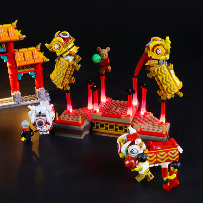 Lego Light Kit For Lion Dance 80104  BriksMax