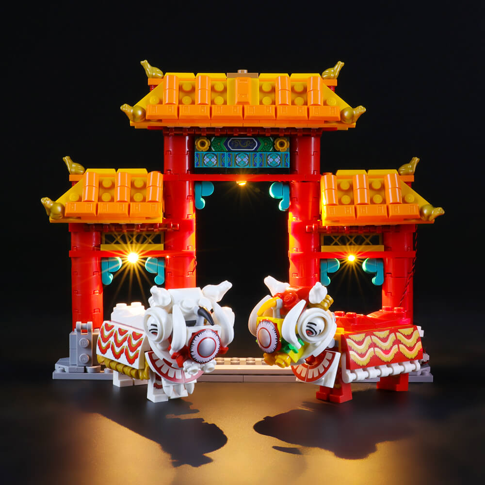 Lego Light Kit For Lion Dance 80104  BriksMax