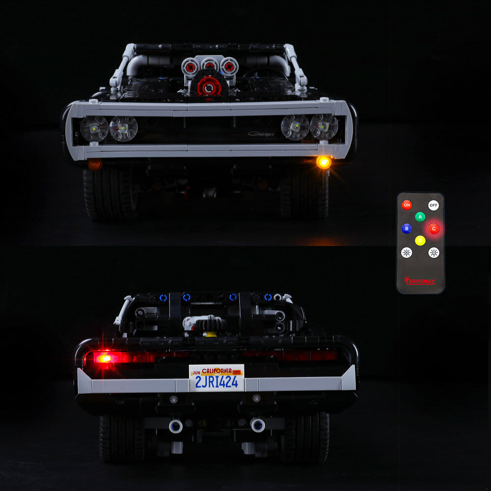 Lego Light kit For Dom’s Dodge Charger 42111  BriksMax