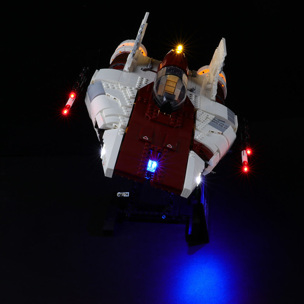 add lights to a wing starfighter lego 75275