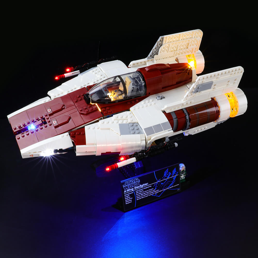 light up a-wing starfighter 75275