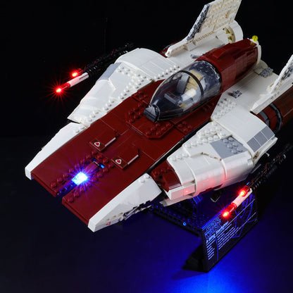light up a wing starfighter lego 75275