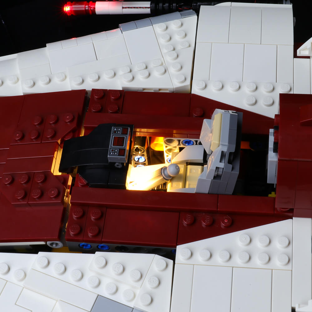 light up a wing starfighter lego 75275
