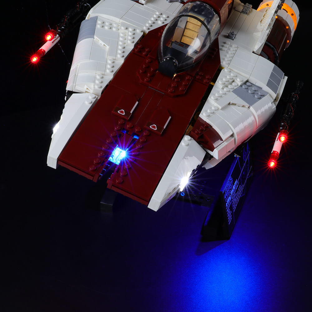 lighted A-Wing Star Fighter 75275