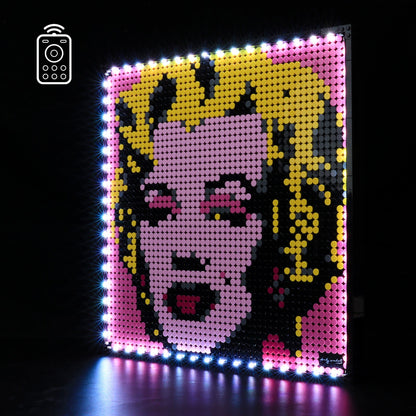 Light Kit For Andy Warhol's Marilyn Monroe 31197 (With Remote)