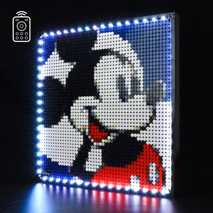 Light Kit For Disney's Mickey Mouse 31202 (With Remote)
