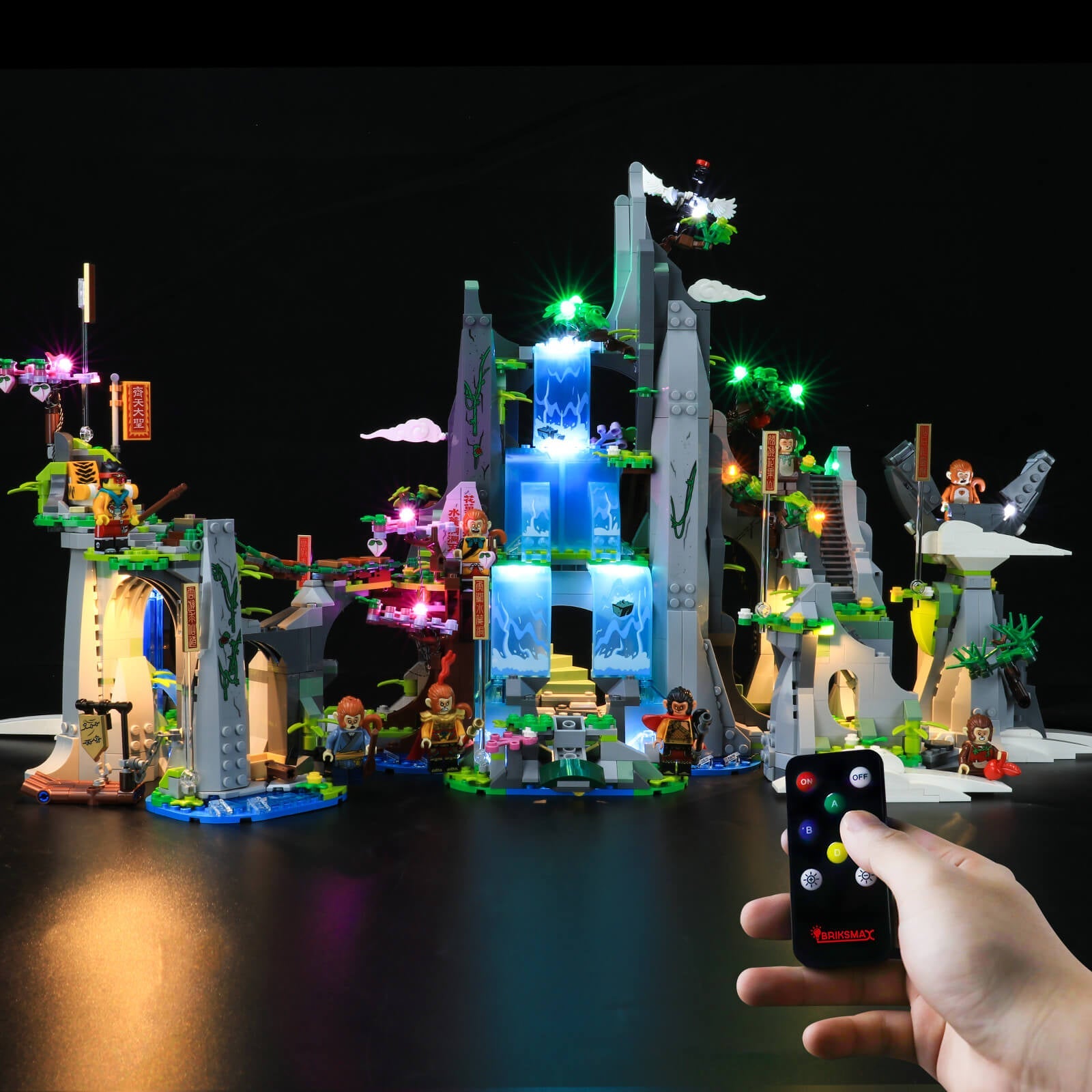 flower fruit mountain lego lights
