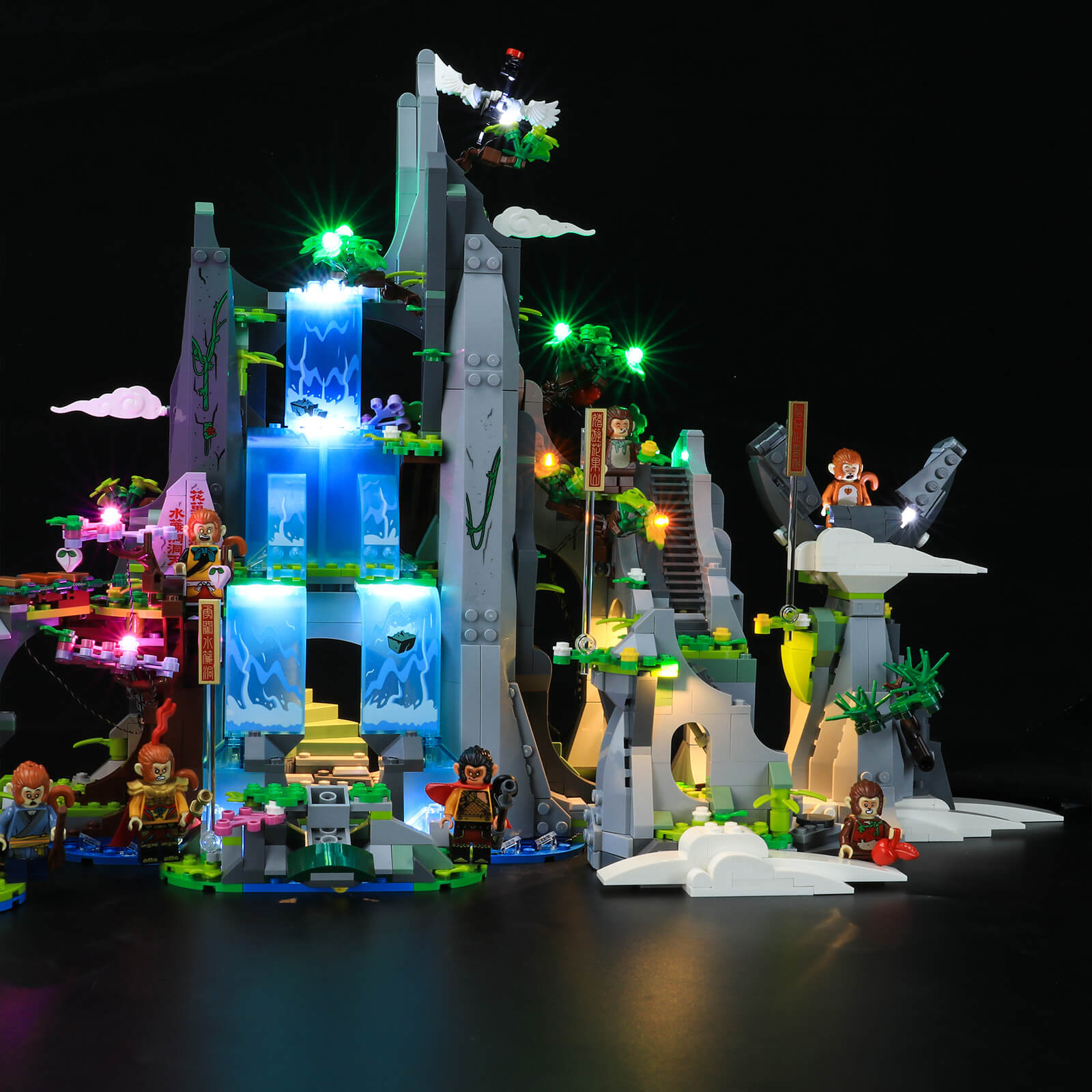 lego flower fruit mountain lighting kit