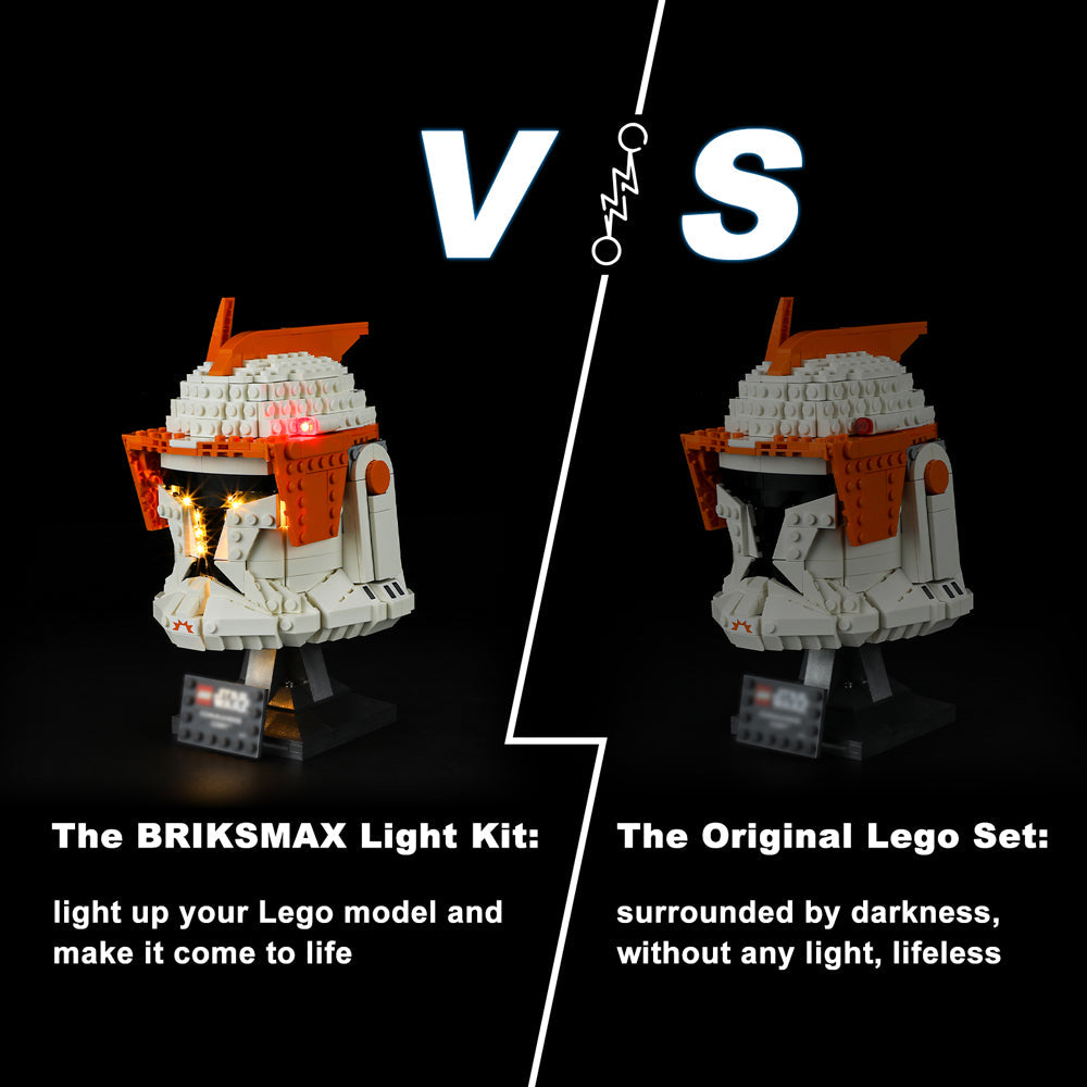 Briksmax Light Kit For Clone Commander Cody™ Helmet 75350