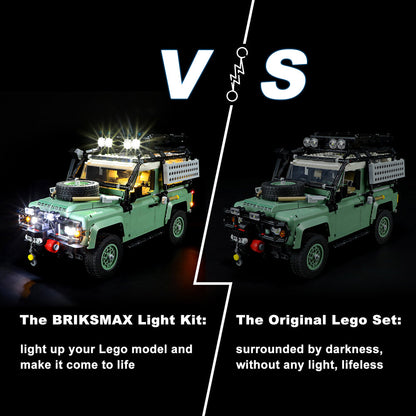 Briksmax Light Kit For Land Rover Classic Defender 90 10317