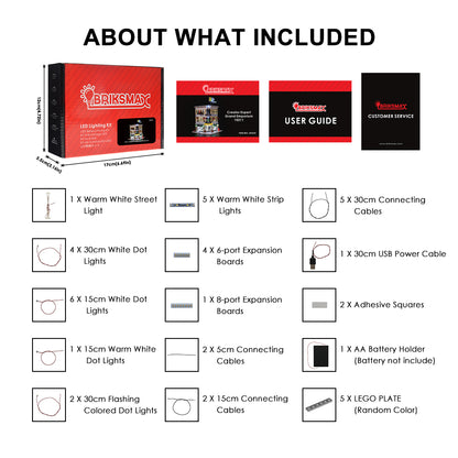 Briksmax Light Kit For Grand Emporium 10211