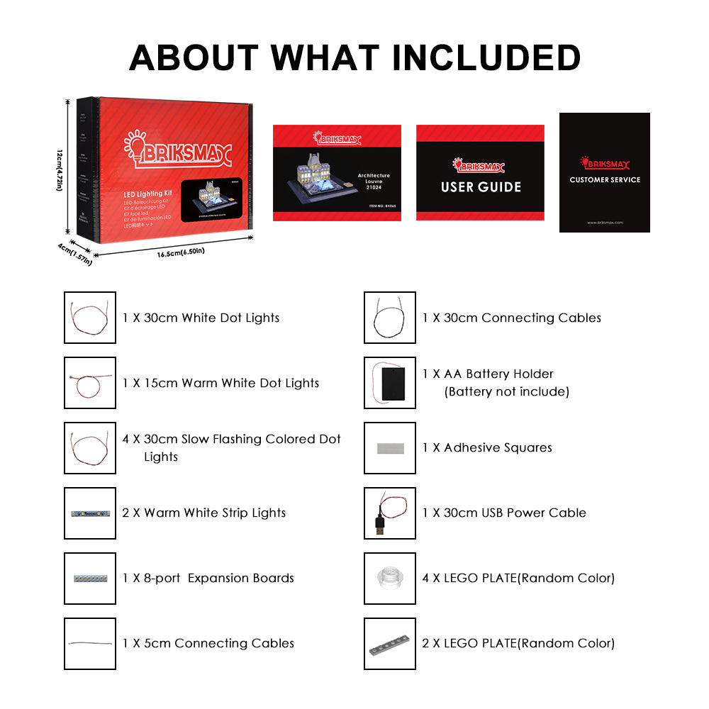 Briksmax Light Kit For Louvre 21024